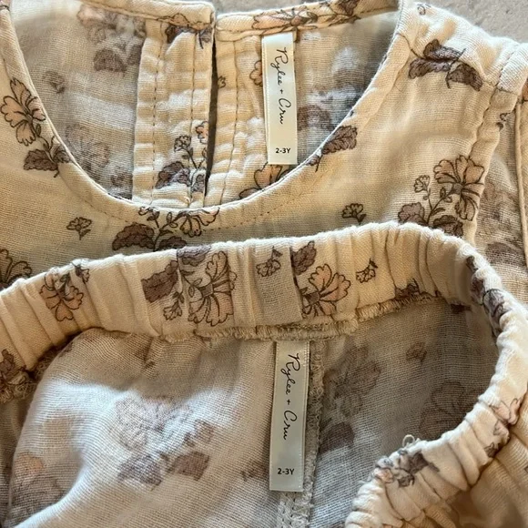 Rylee & Cru Leonie Floral Ruffle Set